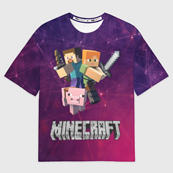 Мужская футболка оверсайз MINECRAFT