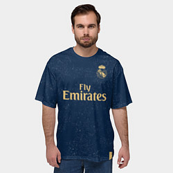Футболка оверсайз мужская Sergio Ramos away 19-20, цвет: 3D-принт — фото 2