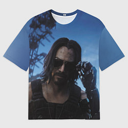 Футболка оверсайз мужская Киану Ривз, цвет: 3D-принт