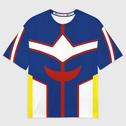 Мужская футболка оверсайз ALL MIGHT MY HERO ACADEMIA MHA МОЯ ГЕРОЙСКАЯ АКАДЕ