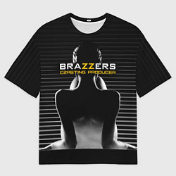 Футболка оверсайз мужская Brazzers сasting-producer, цвет: 3D-принт