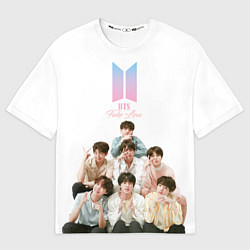 Футболка оверсайз мужская Take love BTS, цвет: 3D-принт
