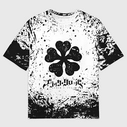 Мужская футболка оверсайз ЧЁРНЫЙ КЛЕВЕР