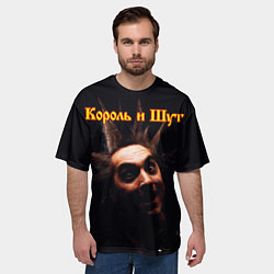 Футболка оверсайз мужская Король и Шут Анархия спина, цвет: 3D-принт — фото 2