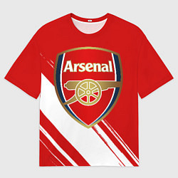 Футболка оверсайз мужская Arsenal, цвет: 3D-принт