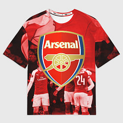 Футболка оверсайз мужская Arsenal, цвет: 3D-принт