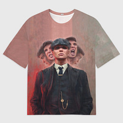 Футболка оверсайз мужская Томас Шелби Peaky Blinders, цвет: 3D-принт