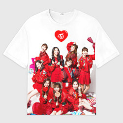 Футболка оверсайз мужская TWICE, цвет: 3D-принт