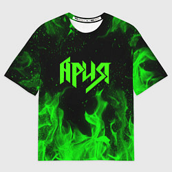 Футболка оверсайз мужская АРИЯ, цвет: 3D-принт