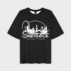 Футболка оверсайз мужская Sherlock, цвет: 3D-принт