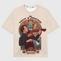 Мужская футболка оверсайз Sherlock
