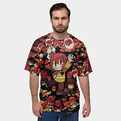 Футболка оверсайз мужская UNDERTALE CHARA, цвет: 3D-принт — фото 2