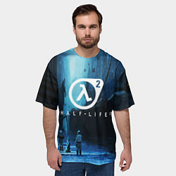Футболка оверсайз мужская HALF-LIFE 2, цвет: 3D-принт — фото 2