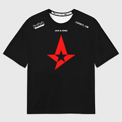 Футболка оверсайз мужская Cs Go Astralis jersey, цвет: 3D-принт