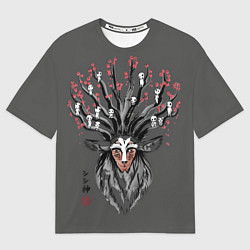 Футболка оверсайз мужская Princess Mononoke, цвет: 3D-принт