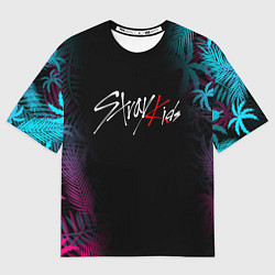 Футболка оверсайз мужская STRAY KIDS, цвет: 3D-принт