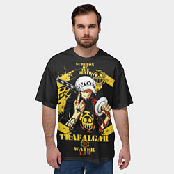 Футболка оверсайз мужская One Piece Trafalgar Water, цвет: 3D-принт — фото 2