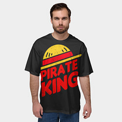 Футболка оверсайз мужская One Piece Pirate King, цвет: 3D-принт — фото 2