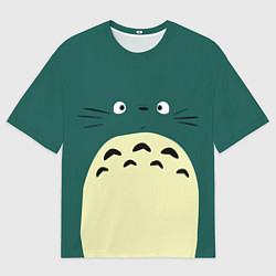 Футболка оверсайз мужская Totoro, цвет: 3D-принт