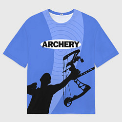Футболка оверсайз мужская Archery, цвет: 3D-принт