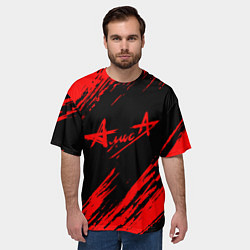 Футболка оверсайз мужская АлисА, цвет: 3D-принт — фото 2