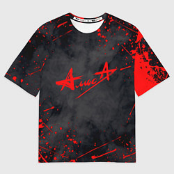 Футболка оверсайз мужская АлисА, цвет: 3D-принт