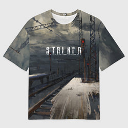 Футболка оверсайз мужская НОВЫЙ СТАЛКЕР, цвет: 3D-принт