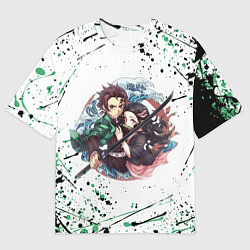 Мужская футболка оверсайз KIMETSU NO YAIBA