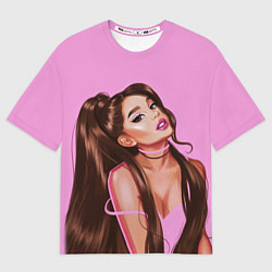 Футболка оверсайз мужская Ariana Grande Ариана Гранде, цвет: 3D-принт