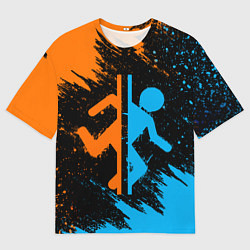 Футболка оверсайз мужская PORTAL, цвет: 3D-принт