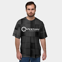 Футболка оверсайз мужская PORTAL, цвет: 3D-принт — фото 2