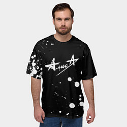 Футболка оверсайз мужская АлисА, цвет: 3D-принт — фото 2
