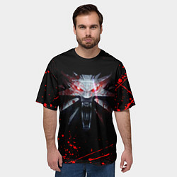 Футболка оверсайз мужская ВЕДЬМАК, цвет: 3D-принт — фото 2