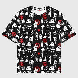 Мужская футболка оверсайз Banksy