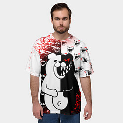 Футболка оверсайз мужская MONOKUMA, цвет: 3D-принт — фото 2