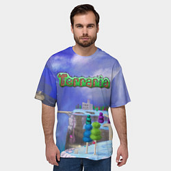Футболка оверсайз мужская Terraria, цвет: 3D-принт — фото 2
