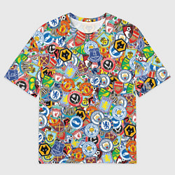 Мужская футболка оверсайз Английская Премьер Лига