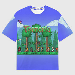 Футболка оверсайз мужская Terraria, цвет: 3D-принт