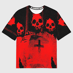 Мужская футболка оверсайз Анархия