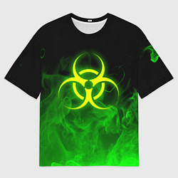 Мужская футболка оверсайз BIOHAZARD