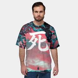 Футболка оверсайз мужская Sekiro shadows die twice, цвет: 3D-принт — фото 2