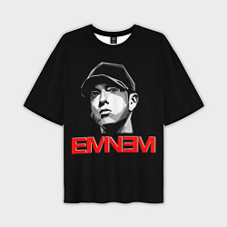 Футболка оверсайз мужская Eminem, цвет: 3D-принт