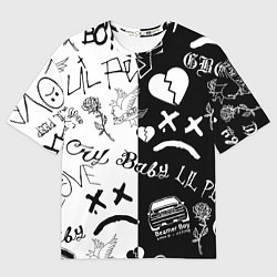 Мужская футболка оверсайз LIL PEEP