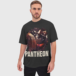Футболка оверсайз мужская Pantheon, цвет: 3D-принт — фото 2