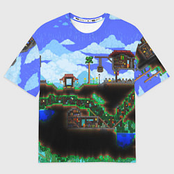 Футболка оверсайз мужская TERRARIA, цвет: 3D-принт