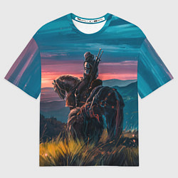 Футболка оверсайз мужская The Witcher, цвет: 3D-принт