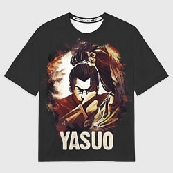Футболка оверсайз мужская Yasuo, цвет: 3D-принт