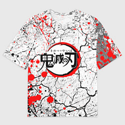 Мужская футболка оверсайз KIMETSU NO YAIBA