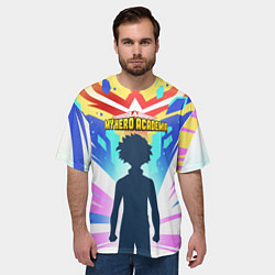 Футболка оверсайз мужская Моя Геройская Академия, цвет: 3D-принт — фото 2