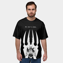 Футболка оверсайз мужская Hollow Knight, цвет: 3D-принт — фото 2